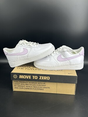 purple and silver air force 1