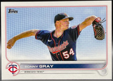 2022 TOPPS UPDATE #US16 SONNY GRAY SP SHORT PRINT VARIATION MINNESOTA TWINS