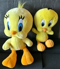Set of 2 Plush Tweety birds, 16" Great Adventure, and 12" Warner Brothers  :