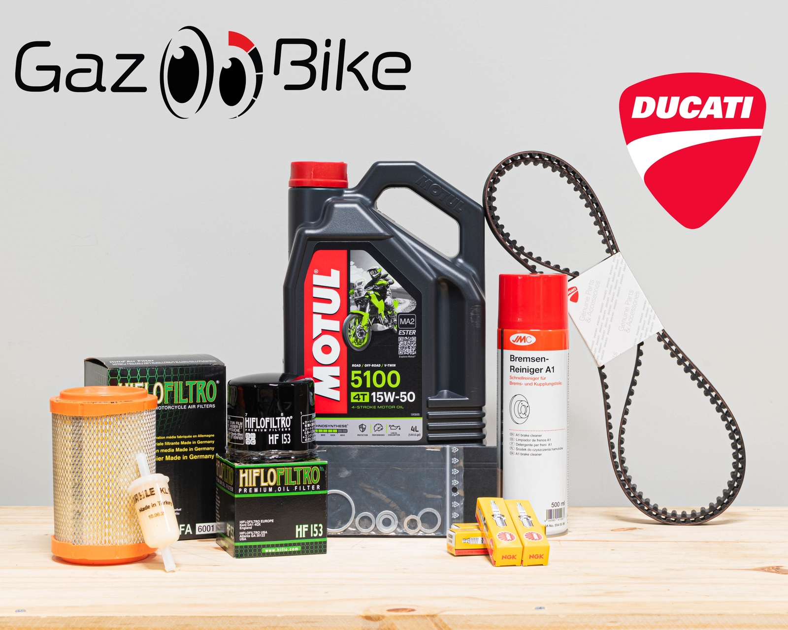 Motul 5100 15W Kit Vidange Haute Protection pour Ducati Monster 1100 2011