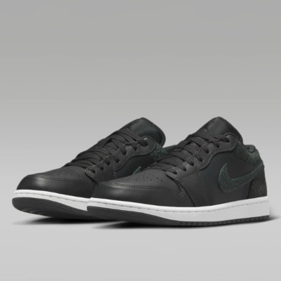 Nike Air Jordan 1 Low SE Leather Shoes 'Off Noir' (FB9907-001)