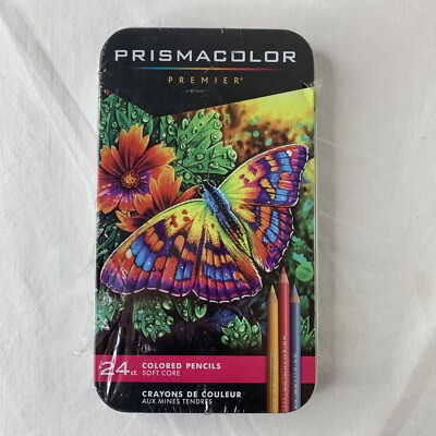 Prismacolor Premier Colored Pencils - 24 Color Portrait Set New Sealed beautiful