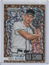 2021 Prizm Eddie Mathews BRONZE DONUT CIRCLES SP #d 37/40