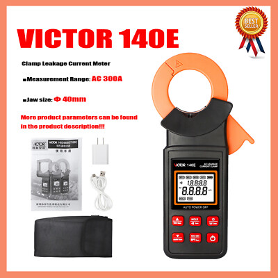 VICTOR 140E 140D 6800E 7100E High-precision Clamp Shaped Leakage Current Meter
