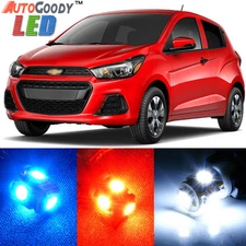 6 x Premium Xenon White LED Lights Interior Package Upgrade for Chevy Spark