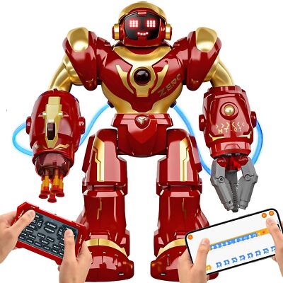 Smart Robots for Kids, Large STEM Programmable RC Robot, with Voice Control, APP