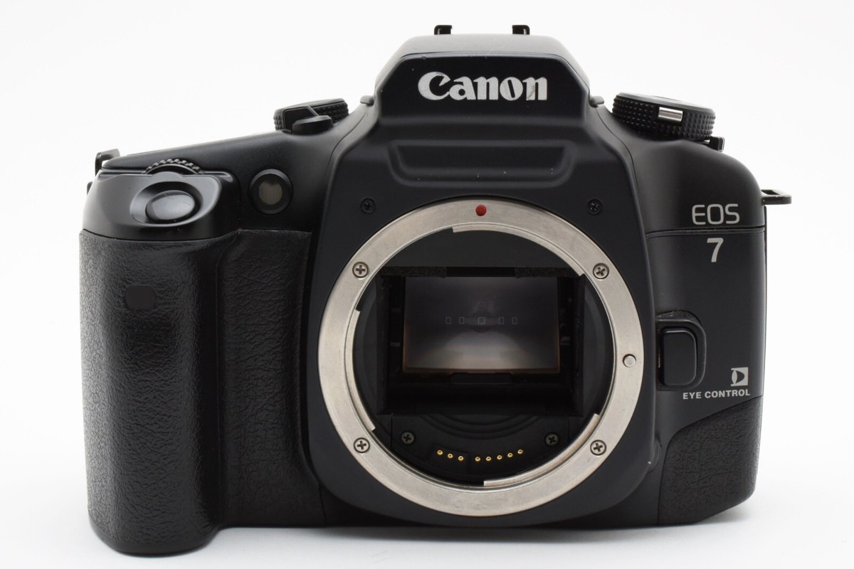 キャノン  ＥＯＳ ７ Canon EOS-7 EOS 7 eye control SLR 35mm Film camera Black Body [Exc