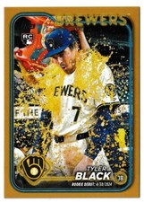 2024 Topps Update Series Gold Parallel Tyler Black RC US150 /2024 Milwaukee