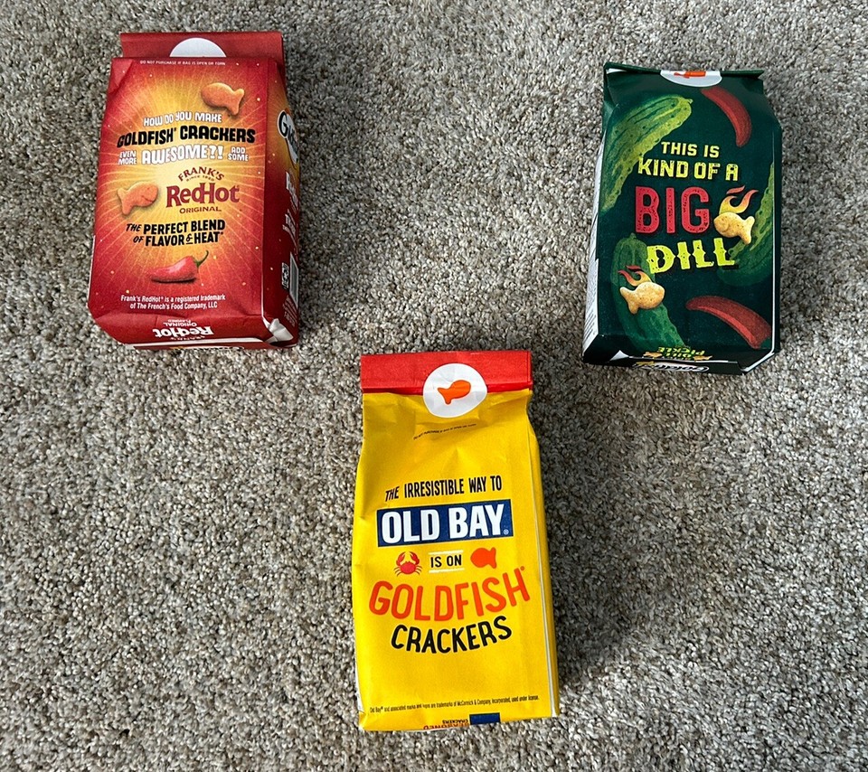 Pepperidge Farm Old Bay Red Hot Spicy Dill Pickle Goldfish Limited