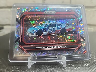 2023 Prizm Nascar John Hunter Nemechek #100 Silver Disco 26/75 Joe Gibbs Racing 