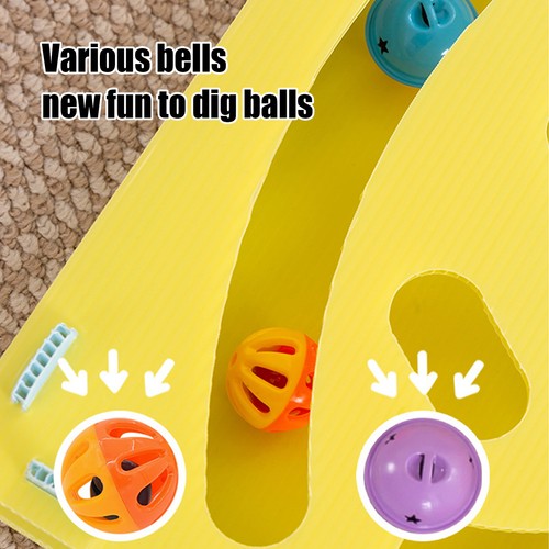 Plastic Cat Maze Toys Multi Hole Cat Hole Digging Toy Relieve Boredom - Picture 4 of 12