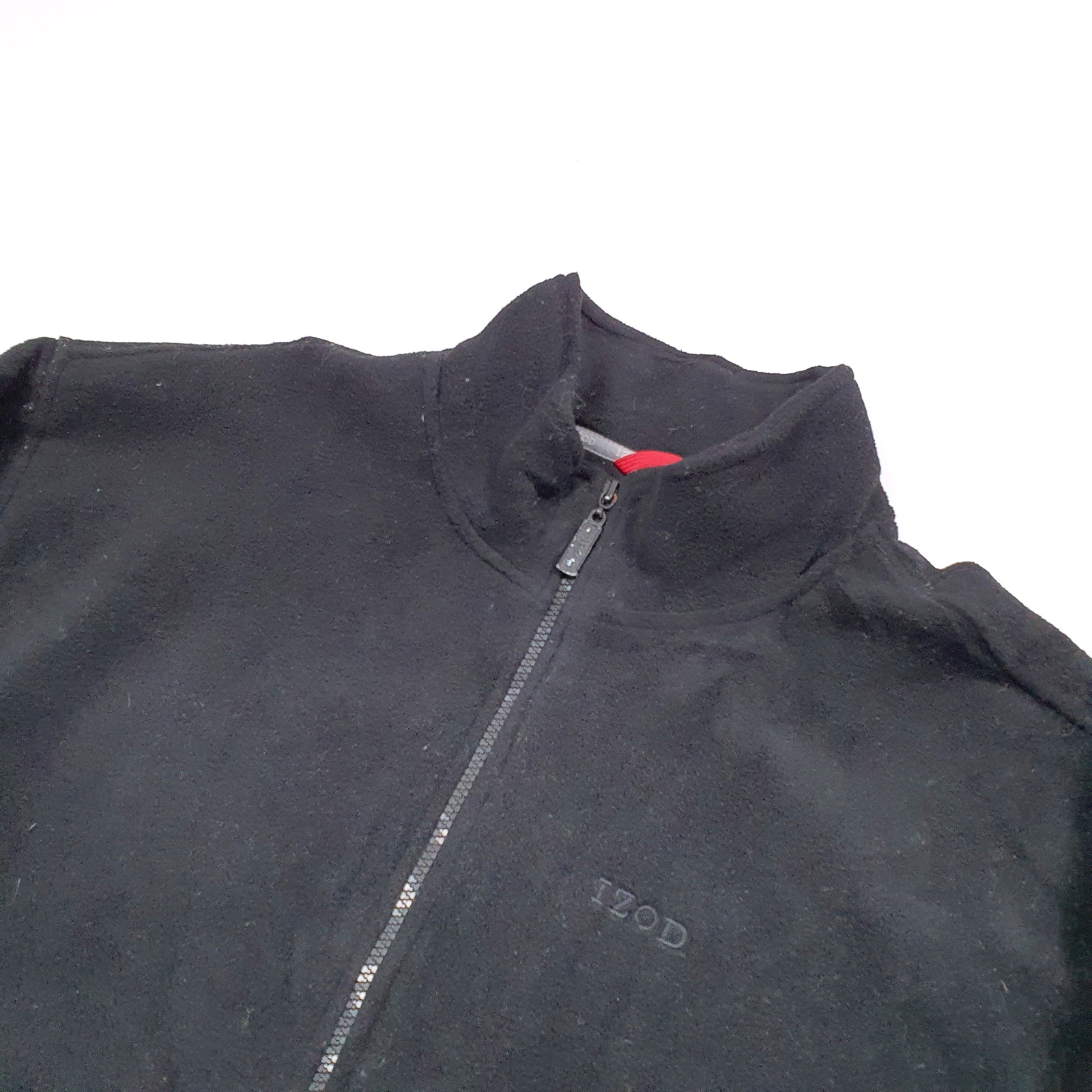 Mens IZOD BY LACOSTE Polyester Quarter Zip fleece top Fleece Jumper XXL image 2