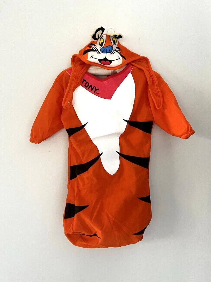 Disfraz Bebé - KELLOGS Tony El Tigre - Halloween - Nuevo Sin Usar - DE COLECCIÓN 1998 Foto 2 de 4