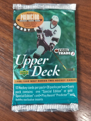 1995-96 Upper Deck Hockey Series 2  - 12 card Hobby pack - Set Checklist within