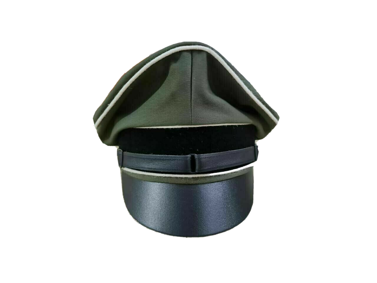 WW2 GERMAN ELITE CRUSHER CAP JOACHIM PEIPER STYLE VISOR GERMANY