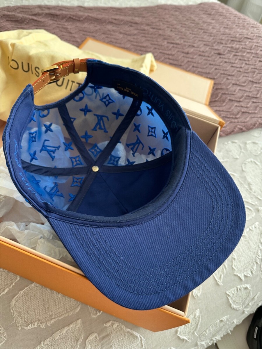 Louis Vuitton Everyday LV Embroidered Mesh Cap blur | eBay