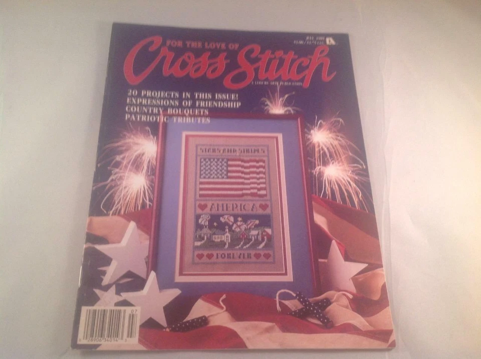 Leisure Arts Cross Stitch Pattern Books Vintage 80s and 90s - Image 3 of 4
