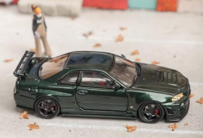 NISSAN Skyline GT-R (R34) Nismo Z-Tune  - green - FuJi 1:64