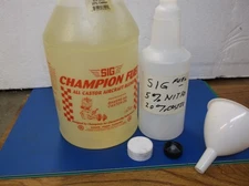 5% Nitro -SIG- VINTAGE MODEL  AIRPLANE  GLOW FUEL REPACKAGED   (1 Qt.).