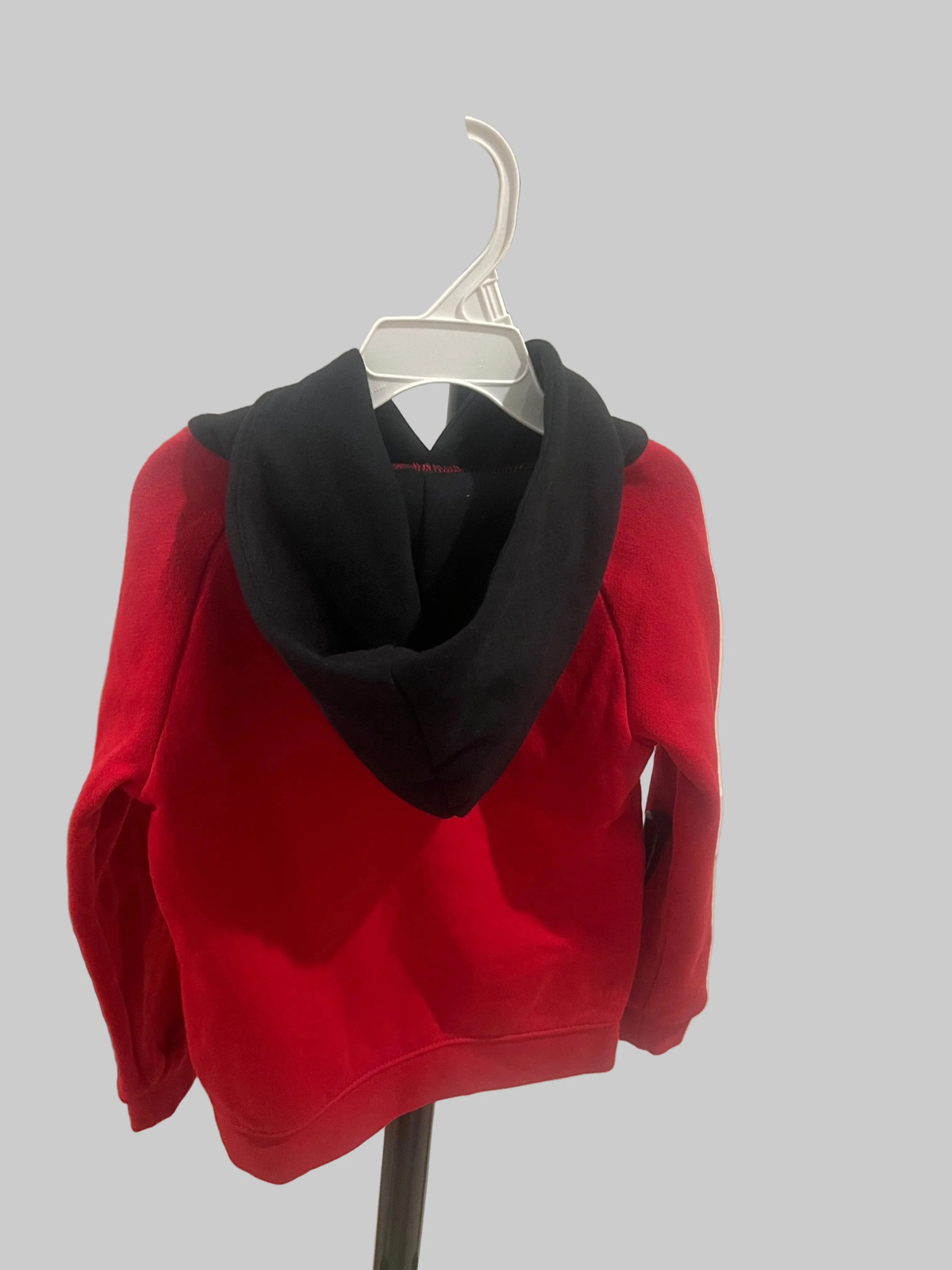 Jordan Little Boys Red and Black Jumpman Logo Fleece Pullover Hoodie- 4T thumbnail 2