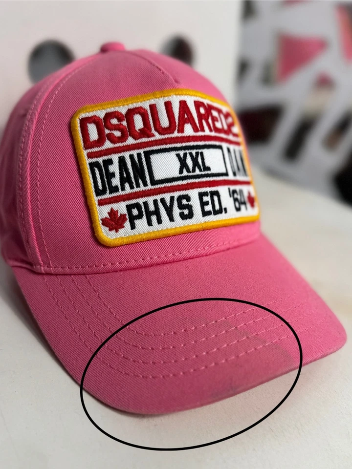 Dsqaured2 Gorra de Béisbol Rosa para Mujer\Niños o Cabeza Pequeña Foto 3 de 4