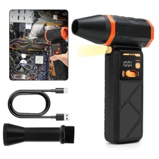 Electric Compressed Air Duster Super Power Mini Blower for PC Home Electronics
