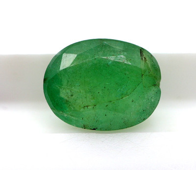 1,92 Ct Natürlicher Ovaler Grün Emerald Edelstein unbehandelt lose 9 x 7 mm