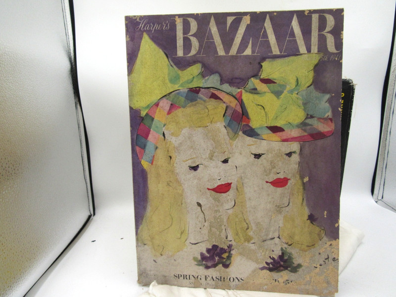 SV -March 15, 1941 Harper's Bazaar Magazine American Spring Fashions