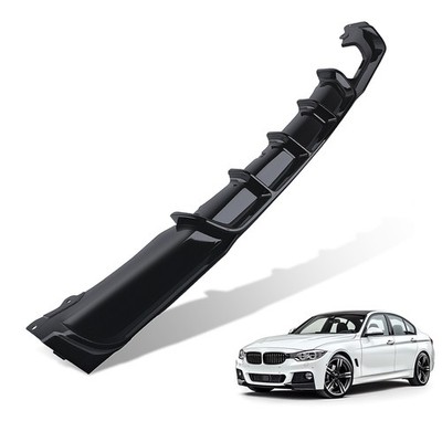 Bumper Diffuser Lip Rear for BMW F30 F31 320i 328i M Sport 12-18 Gloss Black
