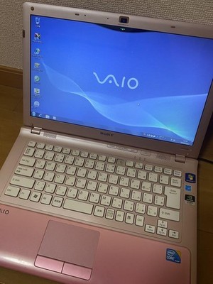 SONY VAIO PC キティーマウス　windows7 ピンク Sony VAIO Laptop Pink Windows7 Hello Kitty Mouse Japanese Keyboard