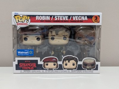 Robin, Steve, Vecna 3 Pack ~ Funko Pop Stranger Things Walmart