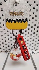Peanuts Snoopy Woodstock Clip On Bag Charm Bubble Keychain