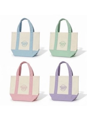 Trader Joe s 2026 Mini Pastel Canvas Tote Bag Set Of 4 New Release