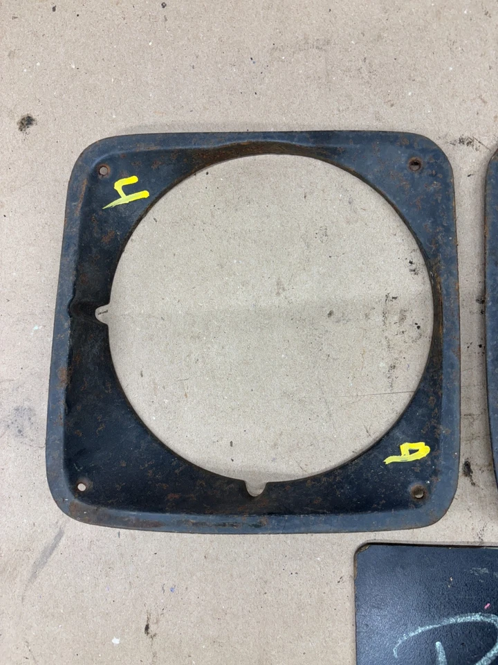 1969 1972 K10 C10 Chevrolet BLAZER CABEÇA LUZ ACABAMENTO MOLDURAS AÇO PINTADO - Imagem 2 de 4