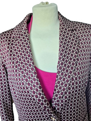 Wunderschöner Blazer Liu Jo Gr. 38 absolut neuwertig rosé rot Goldknopf