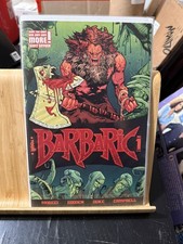 Barbaric #1 NM+ 1st App of Owen the Barbarian Optioned Michael Bay TV Vault 2021