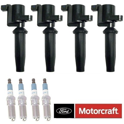 4X OEM Ignition Coil & Motorcraft Spark plug For Ford Fusion Escape 2.0L 2.5L