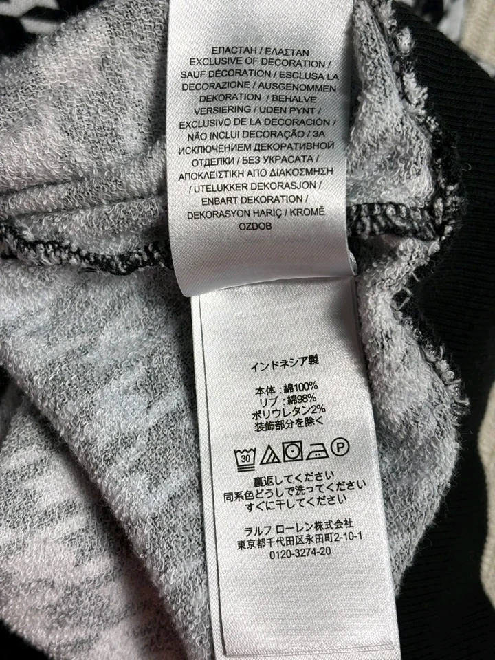 Sudadera con capucha de felpa francesa pata de gallo Lauren Ralph Lauren para mujer talla 2X Foto 4 de 4