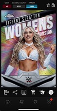 DIGITAL TOPPS WWE SLAM Tiffany Stratton CHROME 25 RARE WOMEN’S DIVISION Read