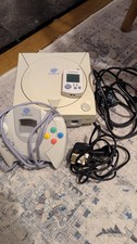 Sega Dreamcast HKT-3030 PAL Gaming Console Unit, Controller, Memory Card, Cables