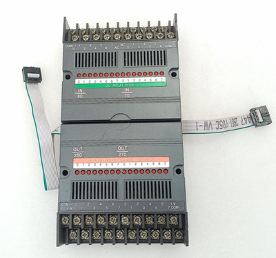 IDEC FA-1J 16-DC INPUT UNIT PFJ-N162U with 16-TRANSISTOR OUTPUT UNIT PFJ-T162CU