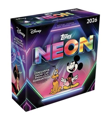 2026 Topps Disney Neon - Mega Box - Factory Sealed