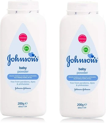 JOHNSON'S BABY Johnson’S Baby Powder Multipack of 2 | Clinically Proven Talc for Newborn Delica