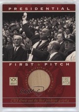 2002 Topps American Pie Presidential First Pitch Relics Lyndon B Johnson 11jz