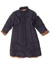 Moncler Cappotto Imbottito Bambina 5-6 Anni Blu Navy Poliestere DG20