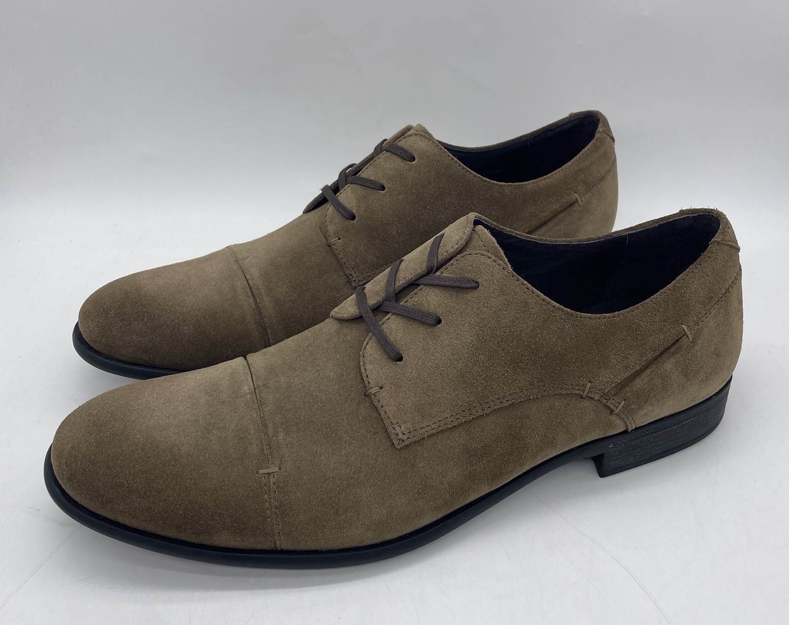 SAOLA Scarpe eleganti derby senza lacci John Varvatos Star USA marrone scamosciato stella S taglia 11 5