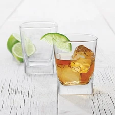 Better Homes & Gardens 12.17 oz Clear Drinkware Glasses, Set of 4