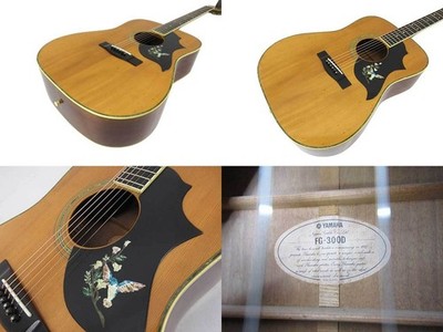 YAMAHA FG-300D Beige Label, manufactured in 1980. | eBay