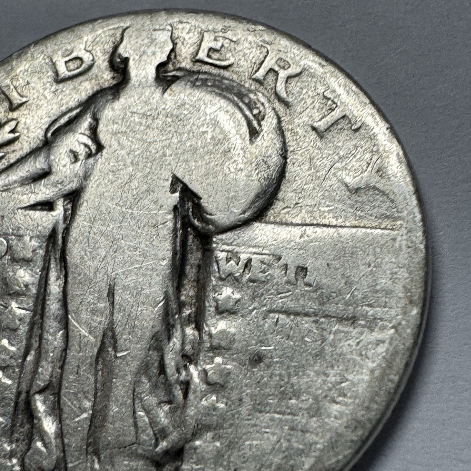 1930 Standing Liberty Quarter 25 Cent Silver US Coin