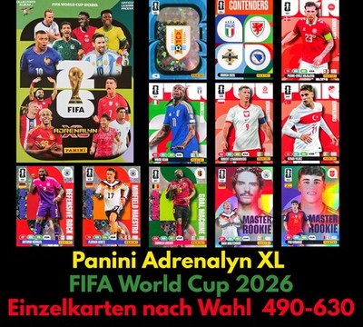 Panini Adrenalyn XL FIFA World Cup 2026 - WM 26  | Einzelkarten 490-630